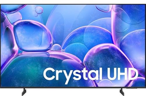 Samsung Crystal UHD LED Fernseher 2025, Crystal Prozessor 4K, MetalStream Design, SmartThings, Knox Security, Gaming Hub, AI Upscaling, Kostenlose Inhalte, Smart AI TV (U70F, 50 Zoll)