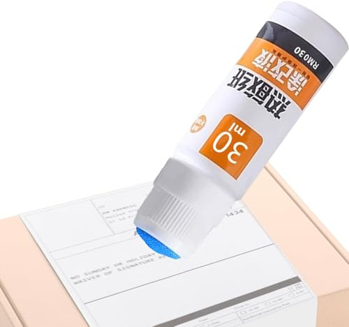 Termiskt papper korrigeringsvätska – borttagningsvätska eliminerar skrift på termopapper, 55 ml/30 ml integritetsskydd handskriftborttagare för män och tonåringar