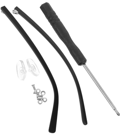 LIFKOME Universelle Brillenbügel Ersatz Tr90 Material 5mm Breit Gebürstet Rutschfest Komfortable Brillenteile Für Sonnenbrillen Lesebrillen Und Brillen