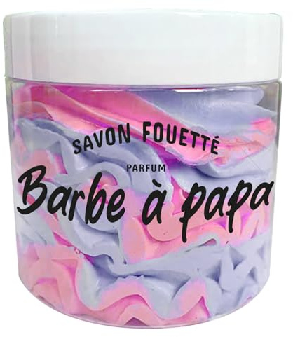 French Tendance - Sapone frustato 190 ml – Profumo di barba da papà – Pulisce, idrata e ammorbidisce la pelle – consistenza cremosa – ideale doccia, bagno e rasatura – trattamento coccooning