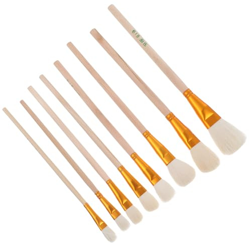 Milisten Lot De 8 Brosses Pollinisatrices Manuelles pour Fleurs Et Arbres Fruitiers, Tailles Variées, Outil De Pollinisation Extérieure pour Jardinage Et Cultures Fruitières