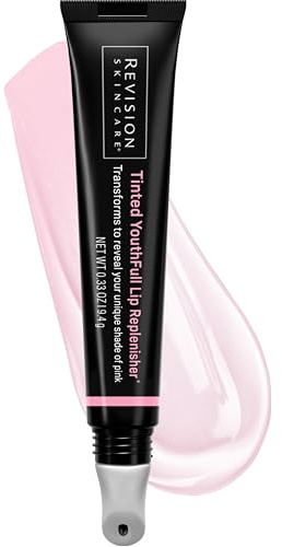 Revision Skincare Tinted YouthFull Lip Replenisher® – pH-Activated Tinted Lip Plumper, Hydrating, Volumizing, and Anti-Aging Treatment with Hyaluronic Acid, 0.33 oz