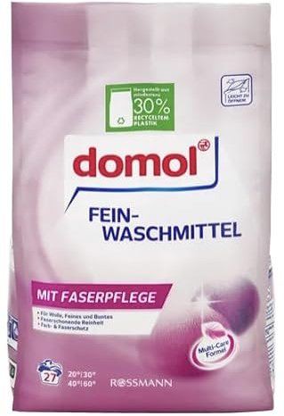 domol Feinwaschmittel Pulver 27 WL 1,35KG (2er Pack)