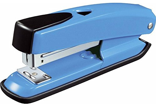 Q-Connect halvremsa metall häftapparat blå (häftklamrar upp till 20 ark 80 gsm papper) KF02149