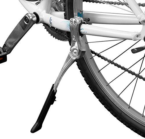 BV Fahrrad-Seitenständer, Fahrradständer Aluminiumlegierung, Fahrradständer hinten, Universeller Ständer, Rutschfester Gummiständer, Höhenverstellbar Fahrradständer für Fahrrad 24-28 Zoll