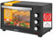 TZS First Austria - Minibackofen 35L 1600W - Mini Backofen Pizzaofen stufenlose Temperaturregelung bis 230°C & Antihaftbeschichtung - Miniofen 60 Min. Timer, 3 Einschubhöhen, Backblech & Grillrost