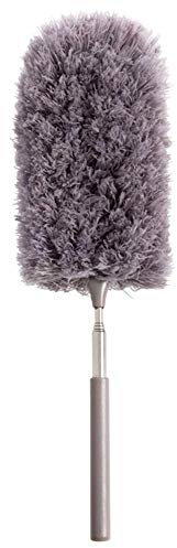 Basisago Plumeau Poussiere Telescopique,Réglable Stretch en Prolonger Plumeau Ménage Brosse à Epousseter Léger Microfiber Mou Parfaite pour la Voiture Bureau à la aison