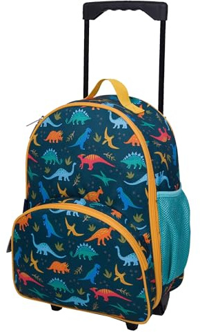 Wildkin Rollgepäck für Kinder – Handgepäckgröße für Schule und Übernachtungsreisen, Jurassic Dinosaurs, Carry-on