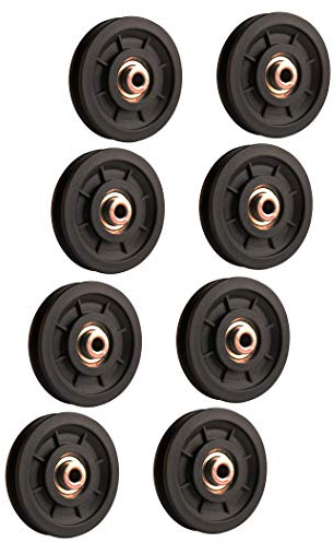 LFJ 90mm Seilrolle, Umlenkrolle, Universallager Riemenscheibe für Gym Fitnessgeräte Ersatzteil Garagentor Kabelmaschine Drahtseilrolle