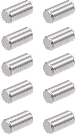 Yesallwas 10 tasselli da 10 mm x 18 mm, in acciaio inox 304, elementi di fissaggio in metallo utilizzati in posizione precisa (10 mm x 18 mm, 10 pezzi)