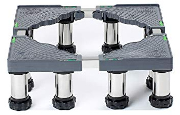 Adjustable Base for Dryer 4/8/12 Feet Washing Machine Base Stand 14-17cm Refrigerator Holder Bracket Laundry Washer Bracket Anti-Vibration for Fridge Cookers Dishwasher Spirit Levels