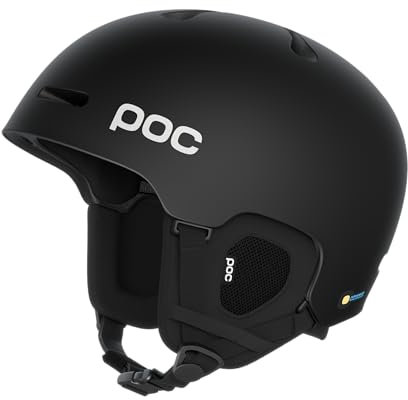 POC Fornix MIPS - Leichter Ski- und Snowboardhelm für einen optimalen Schutz auf der Piste, bei Skitouren und Freeriden, Uranium Black Matt