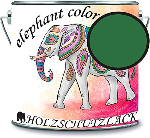 Barniz protector para madera, resistente a la intemperie y a largo plazo, protección contra la intemperie, color verde esmeralda RAL 6001