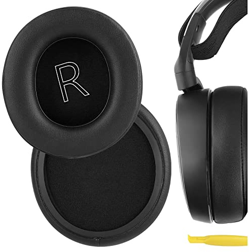 Geekria QuickFit Ersatz-Ohrpolster kompatibel mit SteelSeries Arctis 1/3/5/7/7+/7P/7P+/7X/9/9X, Arctis Pro/Prime Kopfhörer, Ohrpolster, Reparaturteile (schwarz)