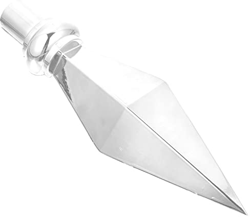 YARNOW Flag Pole Topper Fahnenmast Topper Fahnenmast Top Cap Aluminiumlegierung Kreuzknauf Fahnenkopf Ersatz Ornament für Outdoor Indoor Silber 29X8cm Flagpole Head Replacement