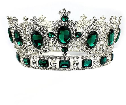FRCOLOR Mit Strass Grünes Haarband Haarschmuck Für Hochzeiten Engagements Und Partys Für Damen Und Mädchen Und Strass Für Einen Eleganten Look