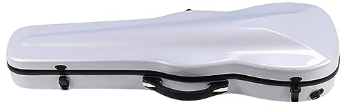 ZoRHac Professioneller Geigenkoffer in voller Größe mit doppeltem Schultergurt, wasserdichter und stoßfester Geigenkoffer aus Kohlefaser, leichte, tragbare, leichte Geigentasche(Size:3/4)