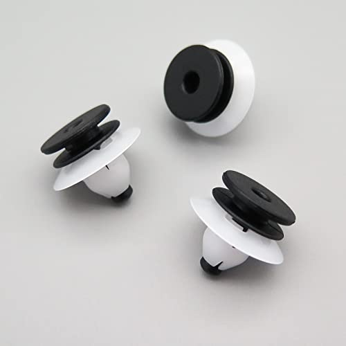 VVO Fasteners- Schwarz Kunststoff-Clips. Seitenschweller, Schwellerverkleidung. Kompatibel mit einigen Volvo XC60, (Packung mit 10 Clips)
