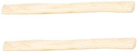 VILLFUL 2pcs Wooden Pick Axe Handle Replacement Handles and Practicability Sturdy Wood Material for Outdoor Use