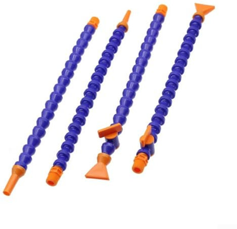 Flexible Pneumatic Tube for CNC Machines, Lathes, and Milling Tools with Adjustable Length (switch (flat mouth))