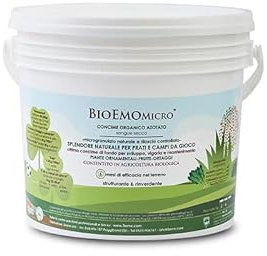 BIOEMOMICRO® sangue secco azotato microgranulato (Semi-Prati-Frutti-Ortaggi) rinverdente-stimolante-potenziatore - 2Kg - COLTIVAZIONE BIOLOGICA DI ALTA QUALITÀ