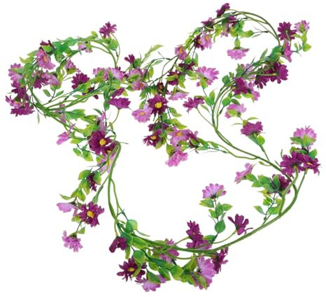 Cabilock Künstliche -ranке Hängende Blumengirlande Aus Seidenblumen Dekoration Für Schlafzimmer Frühlingsdeko Hochzeit Party