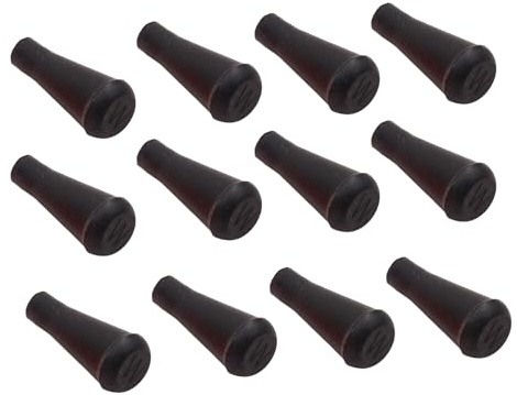 KURUGEILI Lot de 12 têtes de flèches en caoutchouc souple - 8 mm - Pointes de flèches de sécurité pour tir stump ou petits jeux