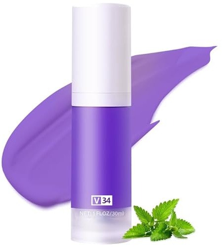 V34 Violet Dentifrice Blanchissant Les Dents,30ml Purple Teeth Whitening,Dent Blanchiment Purple Corrector Toothpaste,Convient Aussi Bien Aux Hommes Qu'aux Femmes,Un Sourire éclatant