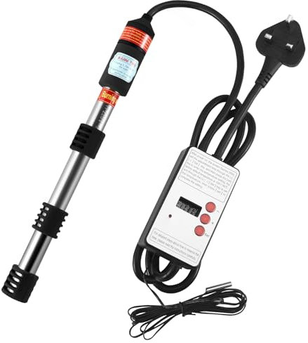 Water Heater 2500W, Portable Electric Heater with Intelligent Thermostat, Auto Shutoff