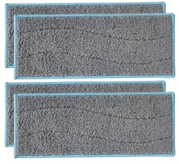 ZGHQHCDRH Waschbare Nasswischpads, Kompatibel Mit Braava, Jet M6 Roboterstaubsauger, Wischtücher, Lappen, Pads, Ersatzzubehör, Teile(4 PCS)