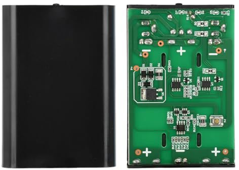 Buhdjfnke Power Bank Battery Box DC 5V 12V Mini UPS Dual Output Series Power Bank Battery Box con 3 18650 Kit Fai da Te per Custodie per Batterie Saldatura