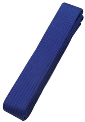 WUYXTO Justerbara Taekwondo-bälten, 2 stycken, för optimal passform för flera dicipliner, färgglad kampsportklassificering (grön blå, 180 cm)