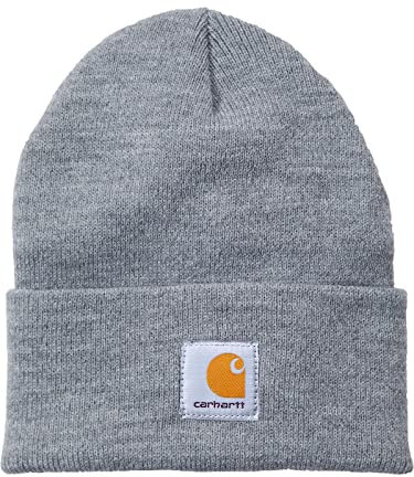 Carhartt Workwear Beanie Mütze Watch Hat, Arbeitsmütze, Hellgrau, mittel