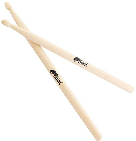 TIGER TDA28-WD Junior Drumsticks - Natural