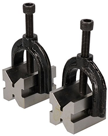 Precision V Block & Clamp 41mm Holding Grip Parallel Lathes Milling Drilling