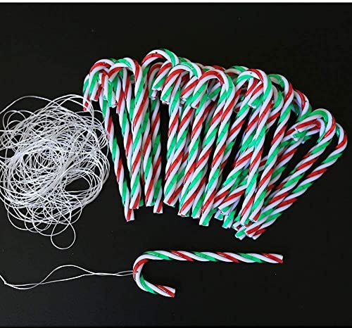 Dahi Lot de 32 Sucre d'orge pour Sapin de Noël - Sucre d'orge à Suspendre - Pendentif de Noël