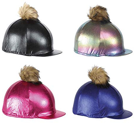 Shires - Metallic - Helmüberzug (Einheitsgröße) (Blau)