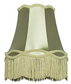 Qazqa Retro Lampenschirm - Granny - Grün, Rund, supports-e27, diameter 30 centimeter