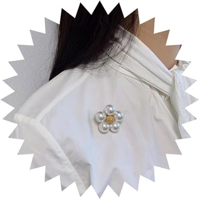 Cimenexe Spilla Fiore Di Perla Vintage Spilla Fiore Di Perla D'oro Spilla Fiore Di Perla Rotonda Spilla Fiore Di Perla Retrò Spilla Fiore Di Perla Spilla Matrimonio Spilla Banchetto Distintivo
