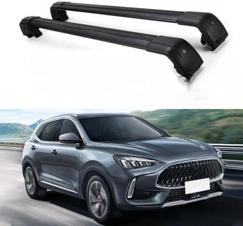 INRNT Car Roof Rail Bars Rack for MG HS 2019-2024,Bike Luggage Rack Dirt-resistant Cargo Rooftop Set Exterior Accessories