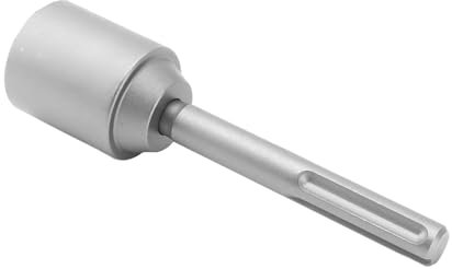 3 Sizes T Post Driver, SDS Max Shank T Post Driver and Hammer Drill Bit, Fence Post Driver Ground Rod Driver for Rotary Hammer Drill Grounding Rods, 45mm
