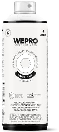 MTN WEPRO Solvent Mate RAL 9016 Blanco Iglú, Spray 400ml