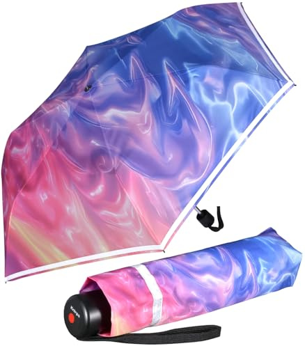 Knirps Kinder-Taschenschirm 4Kids reflective mit Reflexborte - Imagine