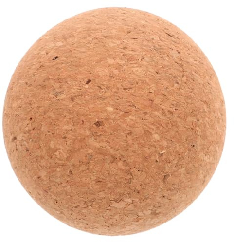 Cabilock Hochdichter Yoga für Tragbar Fusselfrei und Fitnessaktivitäten Yogaball aus Korkstaub zur Effektiven Muskel und Faszienmassage
