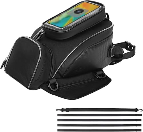Motorrad Tankrucksack für Yamaha Tracer 900 GT, Motorrad Oxford Magnetische Wasserdicht Tanktasche Reise Outdoor Zubehör