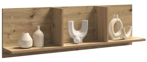 mtlskopl Wandregal 100 x 16,5 x 30 cm Artisan-Eiche Holzwerkstoff Modernes schwebendes Wandboard mit viel Stauraum für Bad Wohnzimmer Küche und Flur