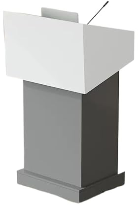 AMYSTY Stehpult Rednerpult Podiumsständer Mit Geräumiger Schublade Und Stauraum, Kirchenkanzeln, Rednerpulte, Podium Für Hochzeitspräsentationen Schulen Heime(A)
