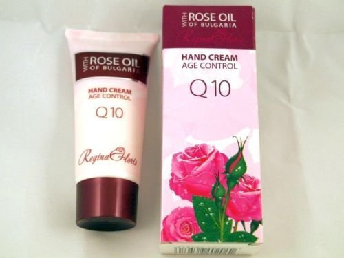 Regina Floris Hand Cream Q10 Lux Anti-Age Rose OIL of Bulgaria Paraben Free 50ml by Skin Care