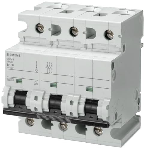 Siemens – Leitungsschutzschalter 70 Zubehör 10 kA C 4,5 Module 3 Pole 80 A