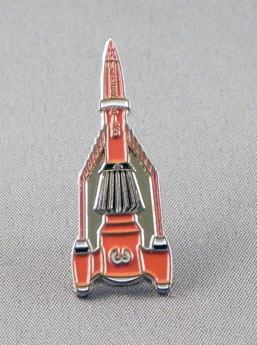 Anstecknadel aus Metall, Emaille, Thunderbirds 3 Thunderbird Three